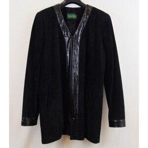 Vintage Danier Black Suede Jacket